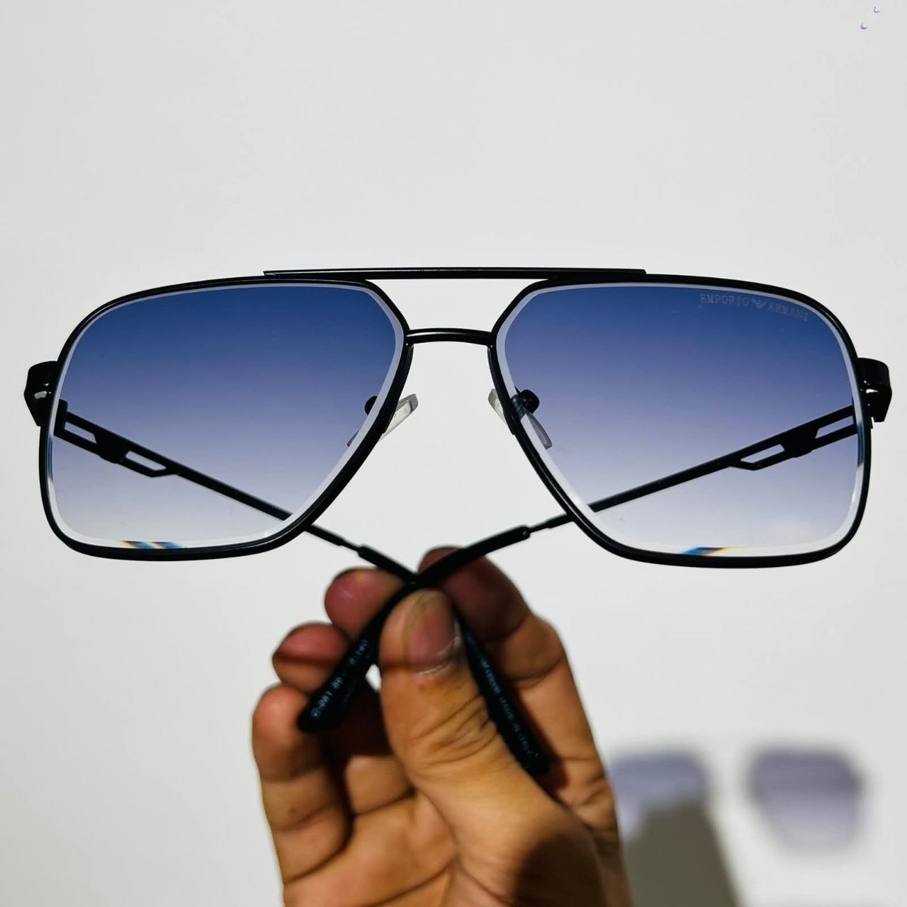 Emporio Armani Blue Gradient Frames