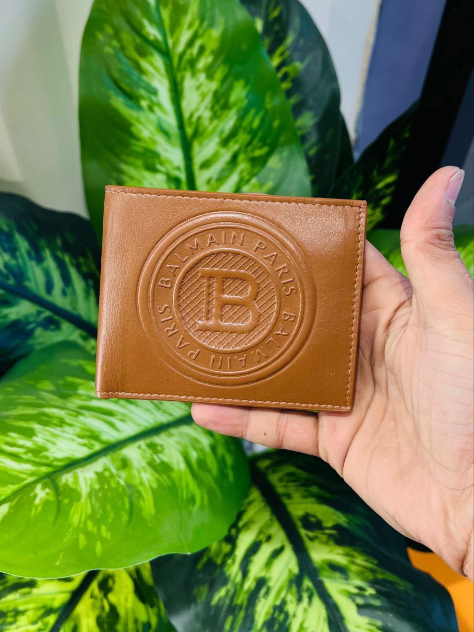 Balmain Paris Brown Wallet