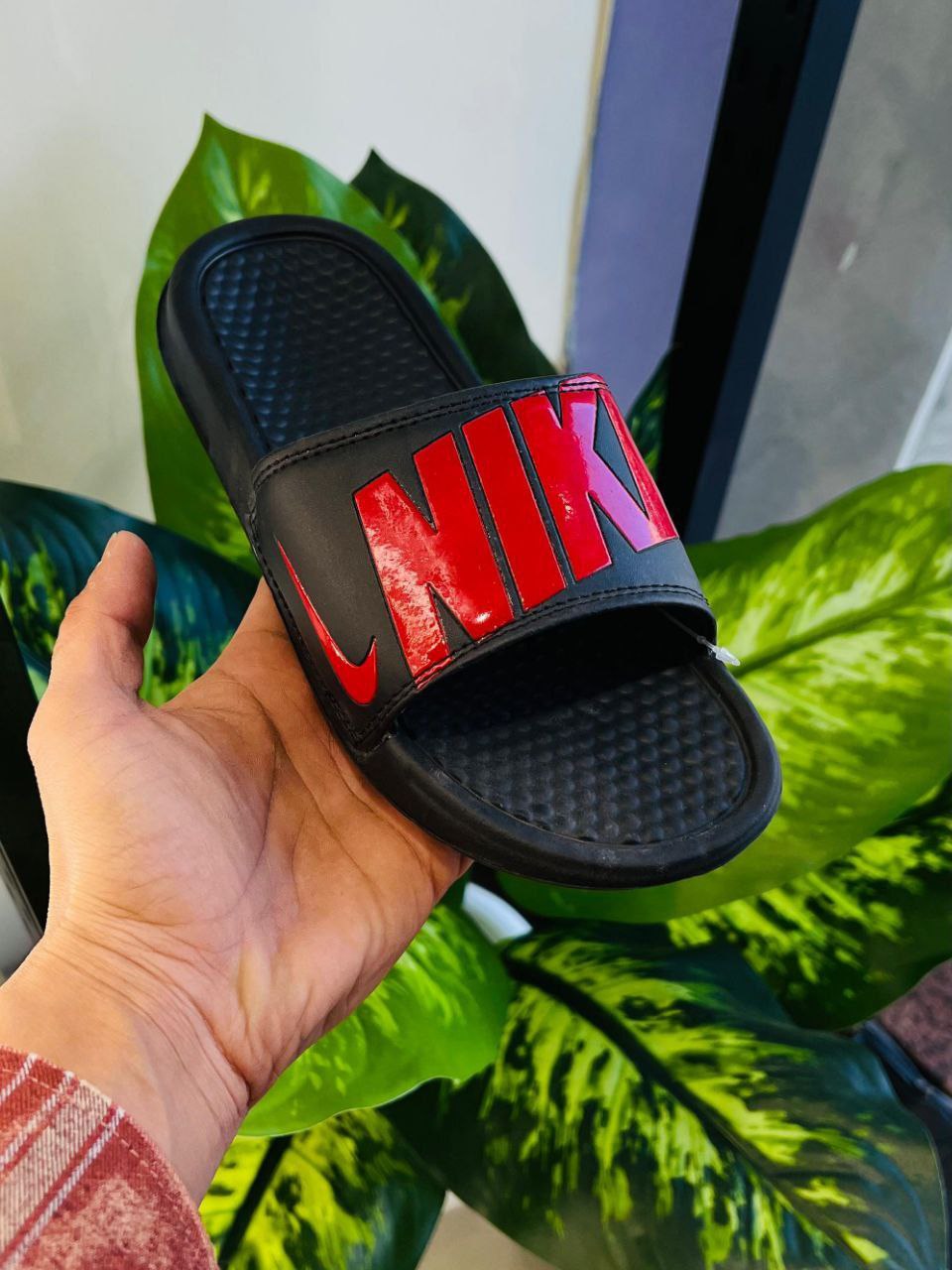 Nike Black Daily Use Slides Slippers