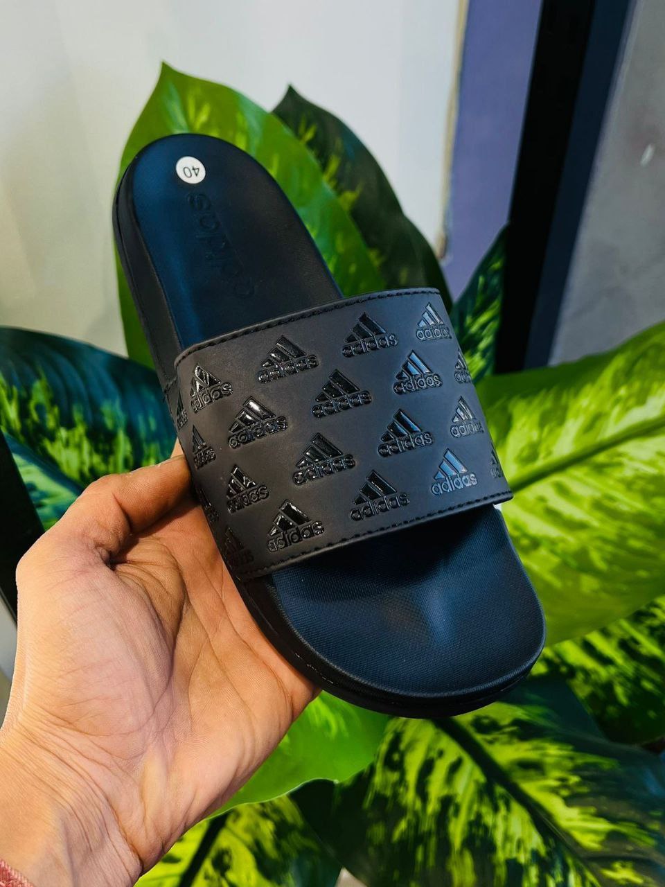 Adidas Black Daily Use Slides Slippers