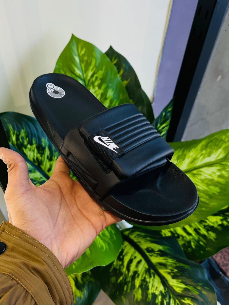Nike Black Daily Use Slides Slippers