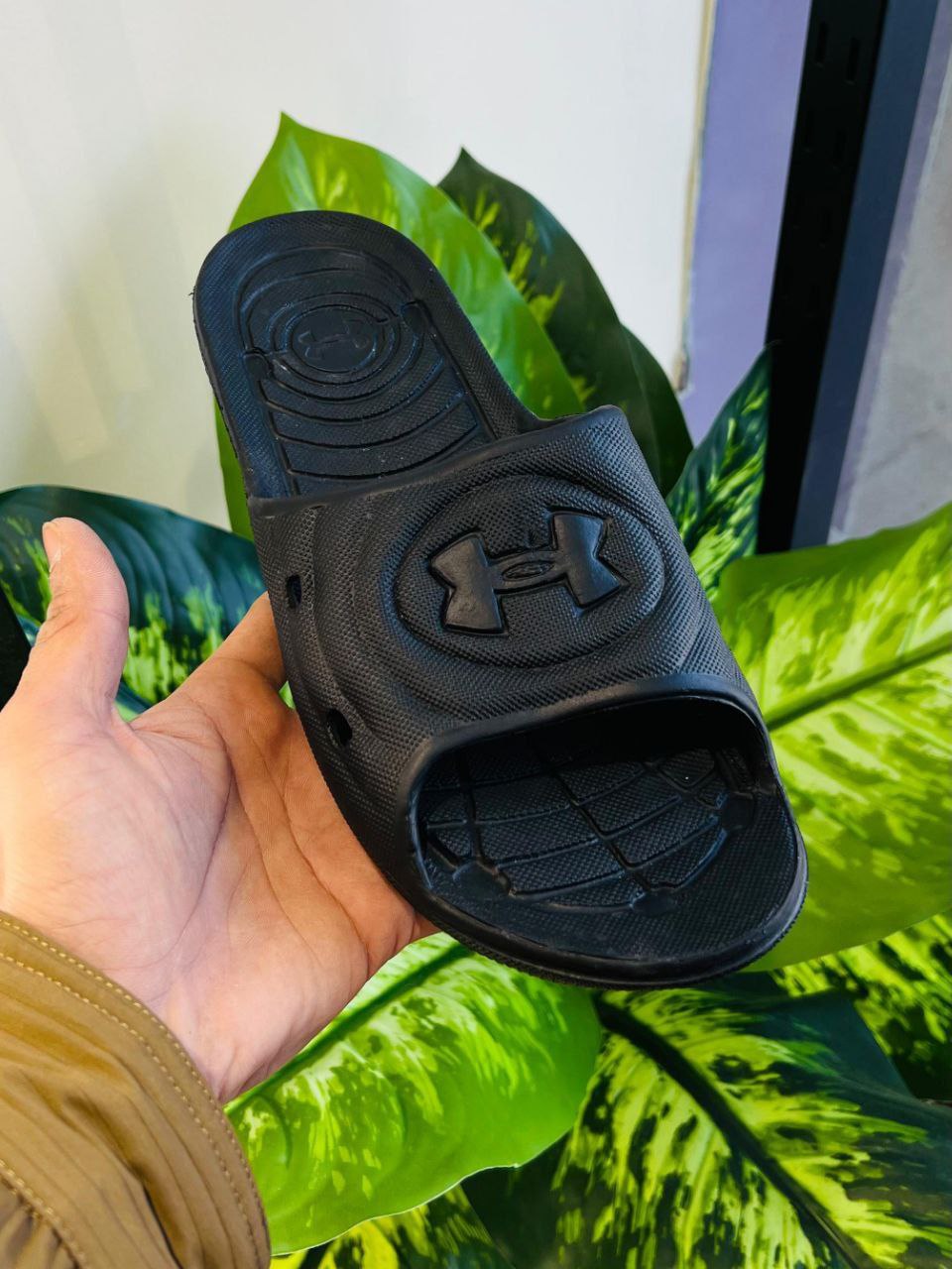 Armor Black Daily Use Slides Slippers