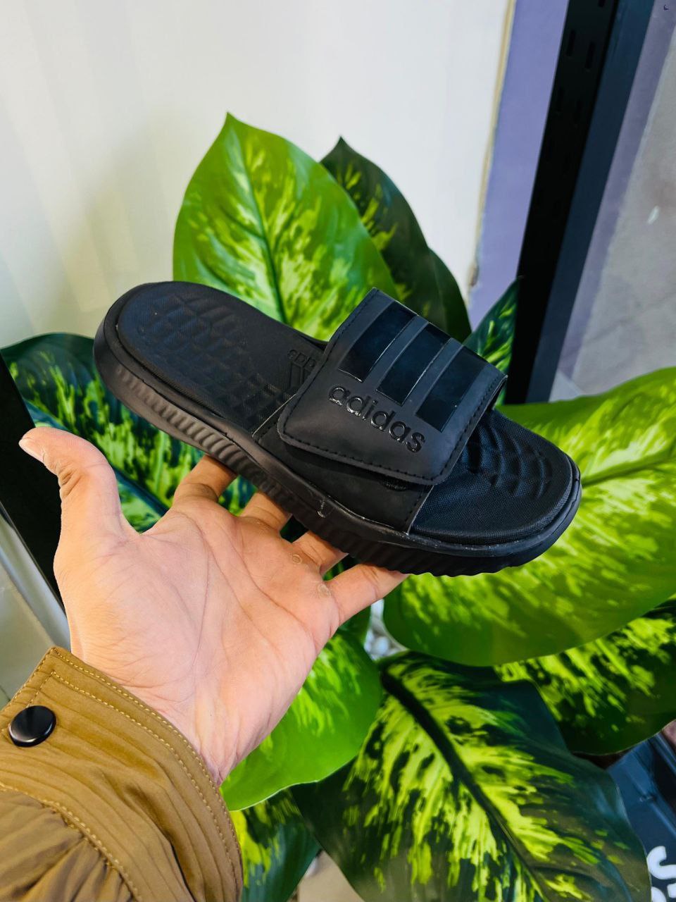 Adidas BlackDaily Use Slides Slippers
