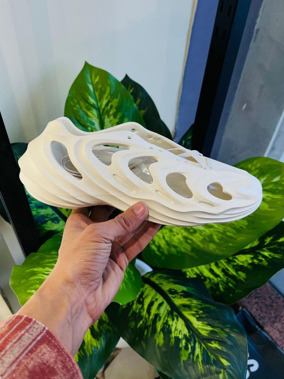 White Daily Use Crocs Slippers