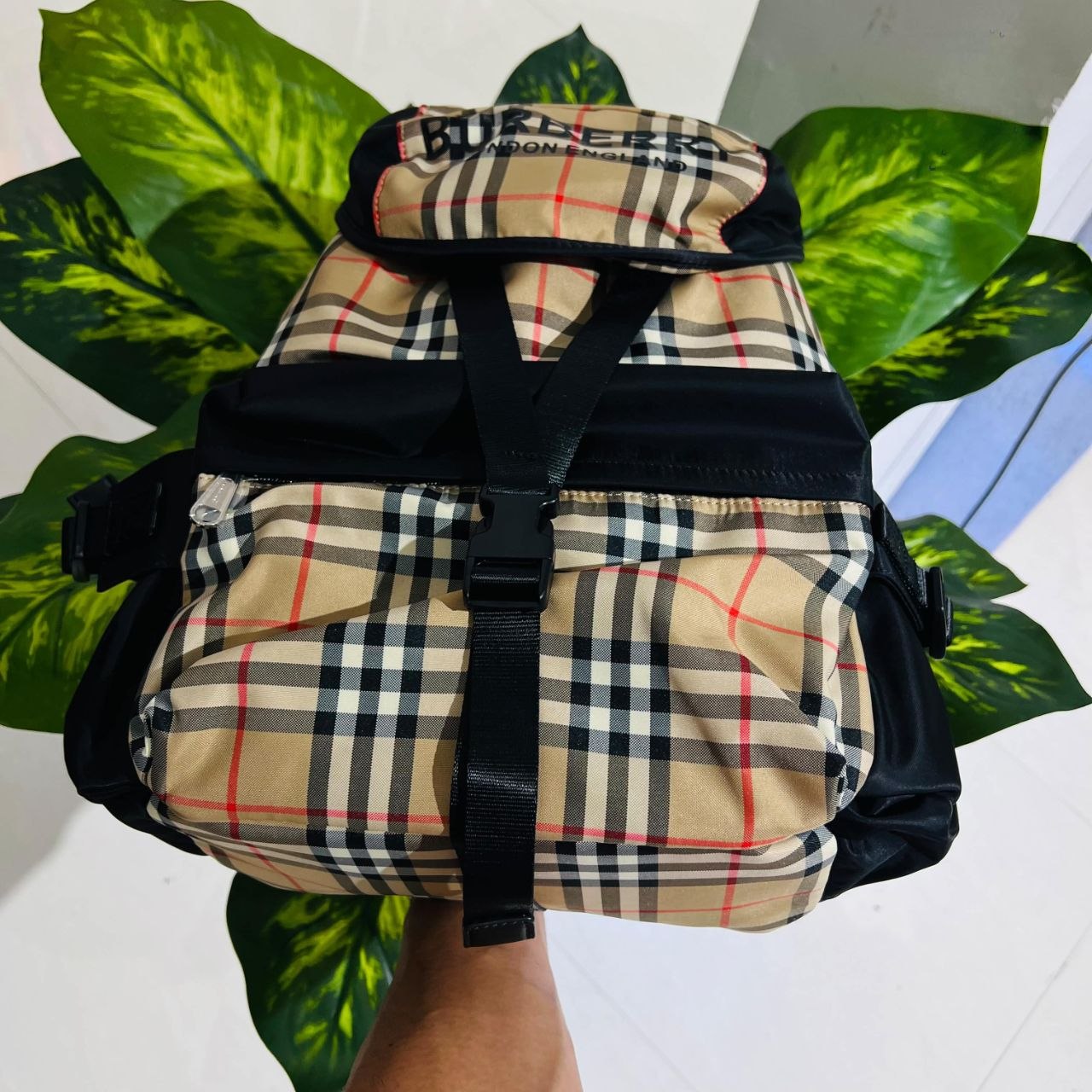 Burberry Check Bagpack