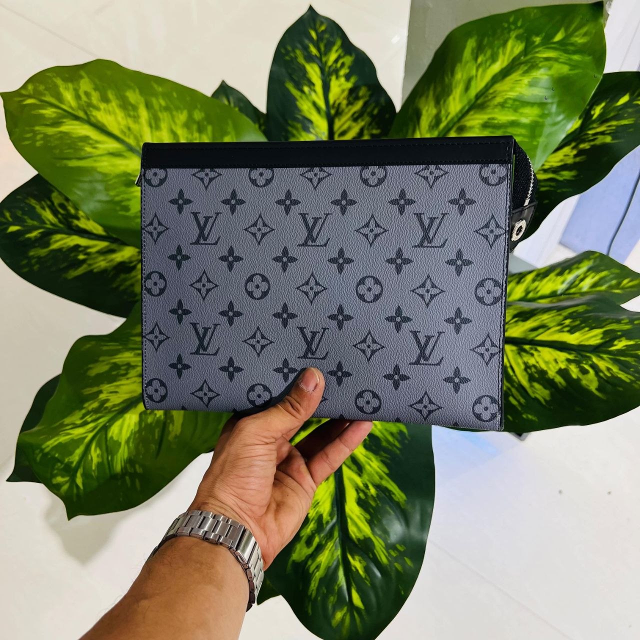 Louis Vuitton Blue Travel Pouch