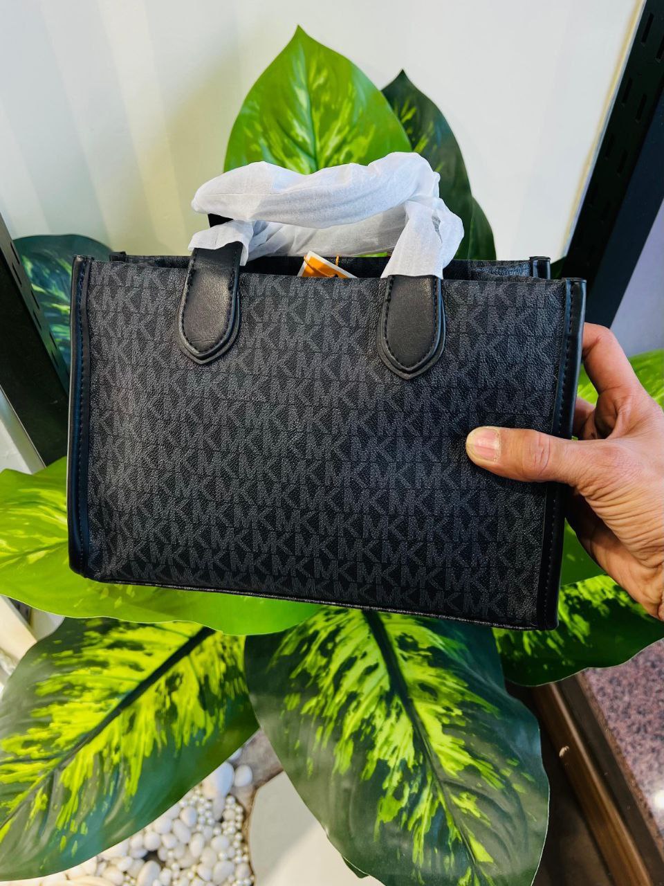 Michael Kors Mirella Small Signature Logo Crossbody Bag in black