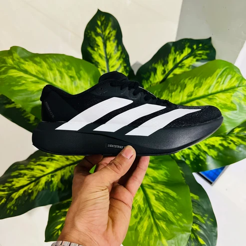 Adidas black running sports