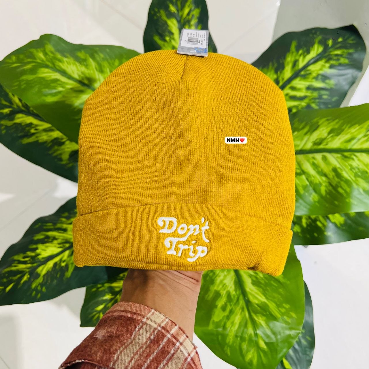 Mustard yellow Free & Easy Don't Trip Watch Cap