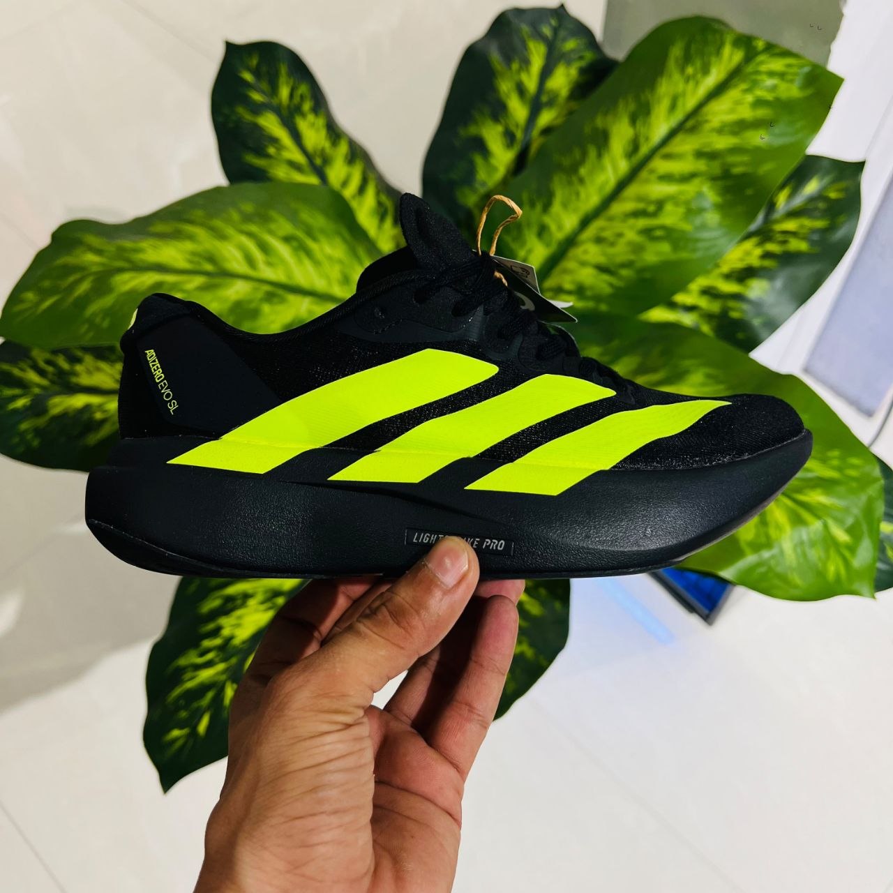 Shoes adidas adizero evo sl black yellow