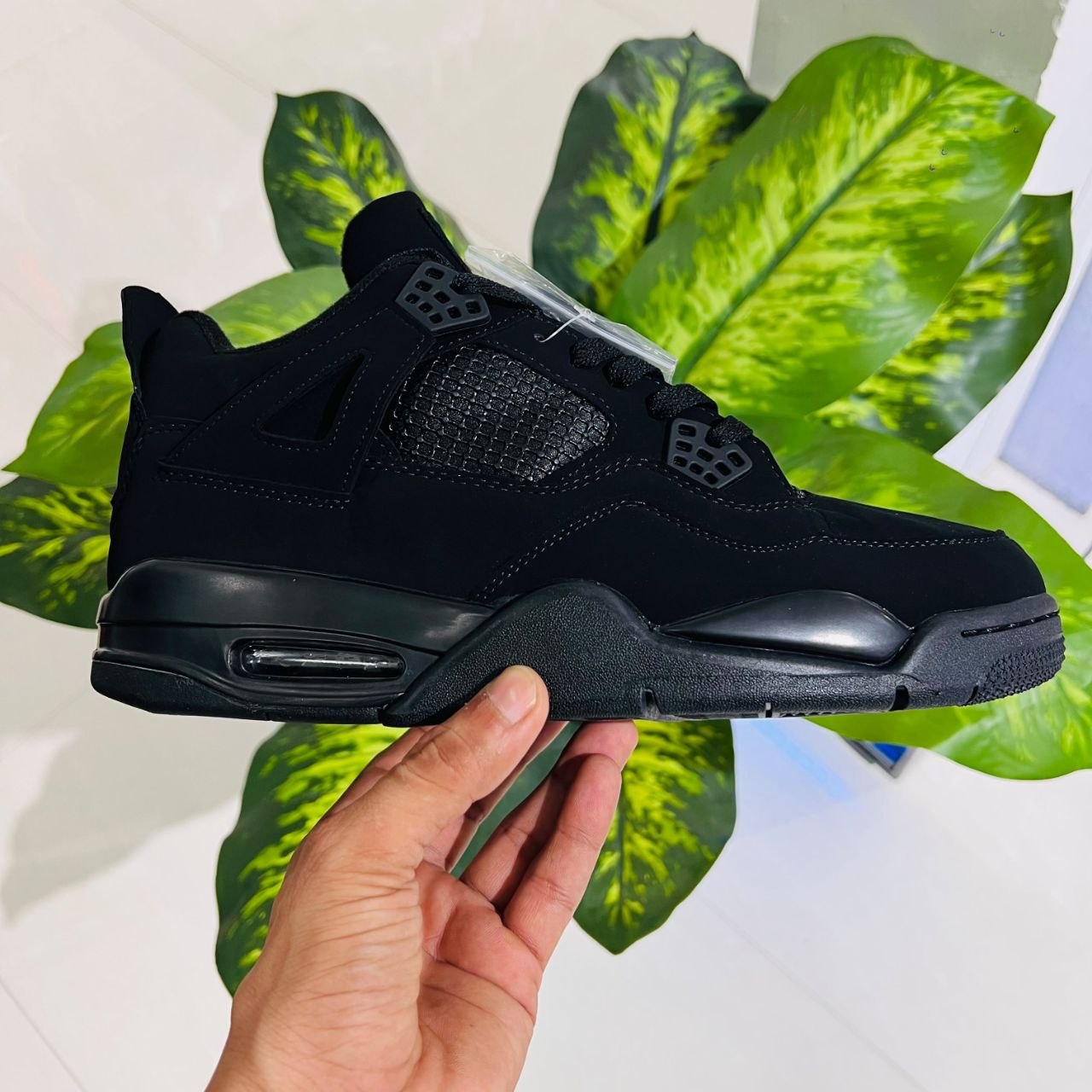Shoes nike air jordan retro 4 black cat