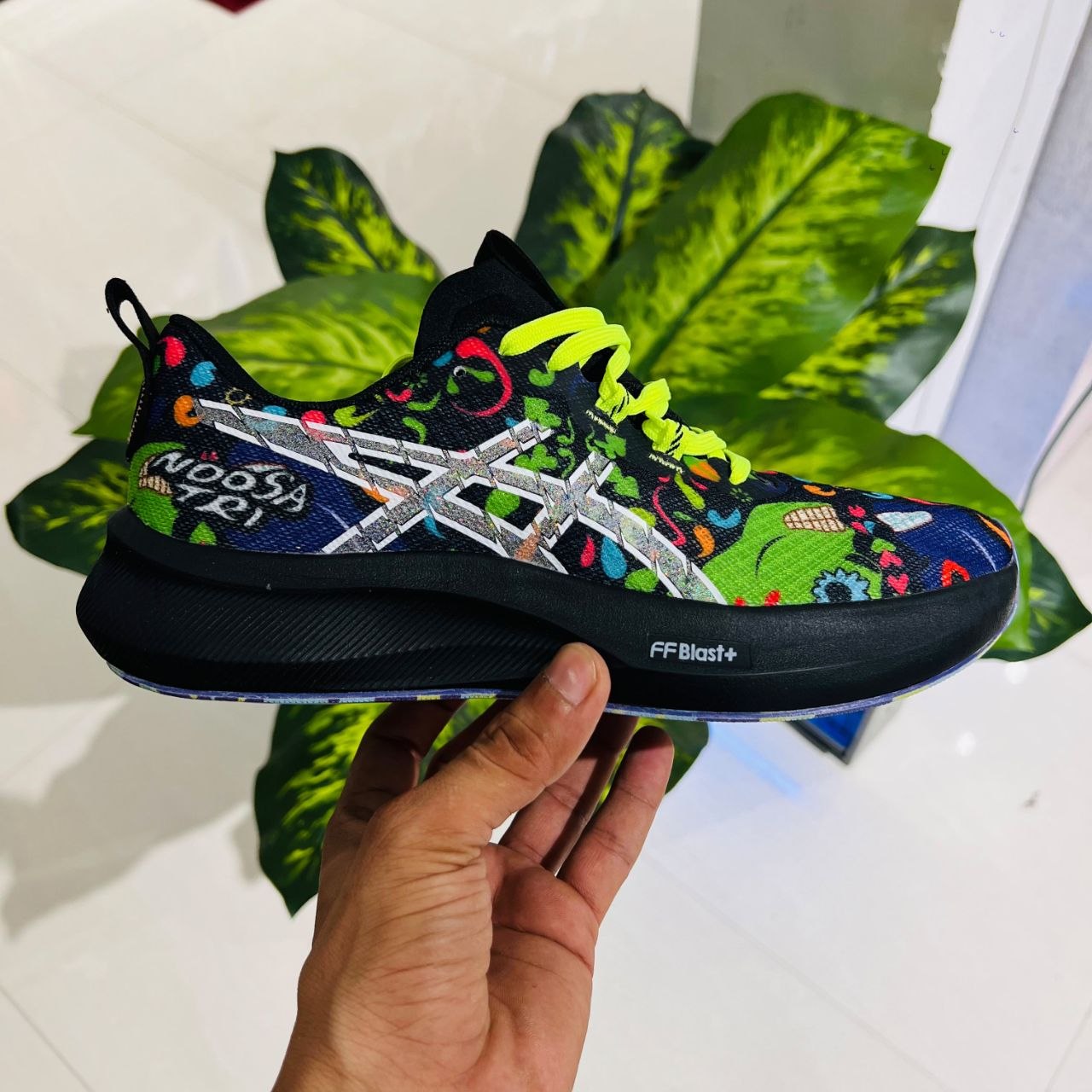 Shoes asics running multicolour