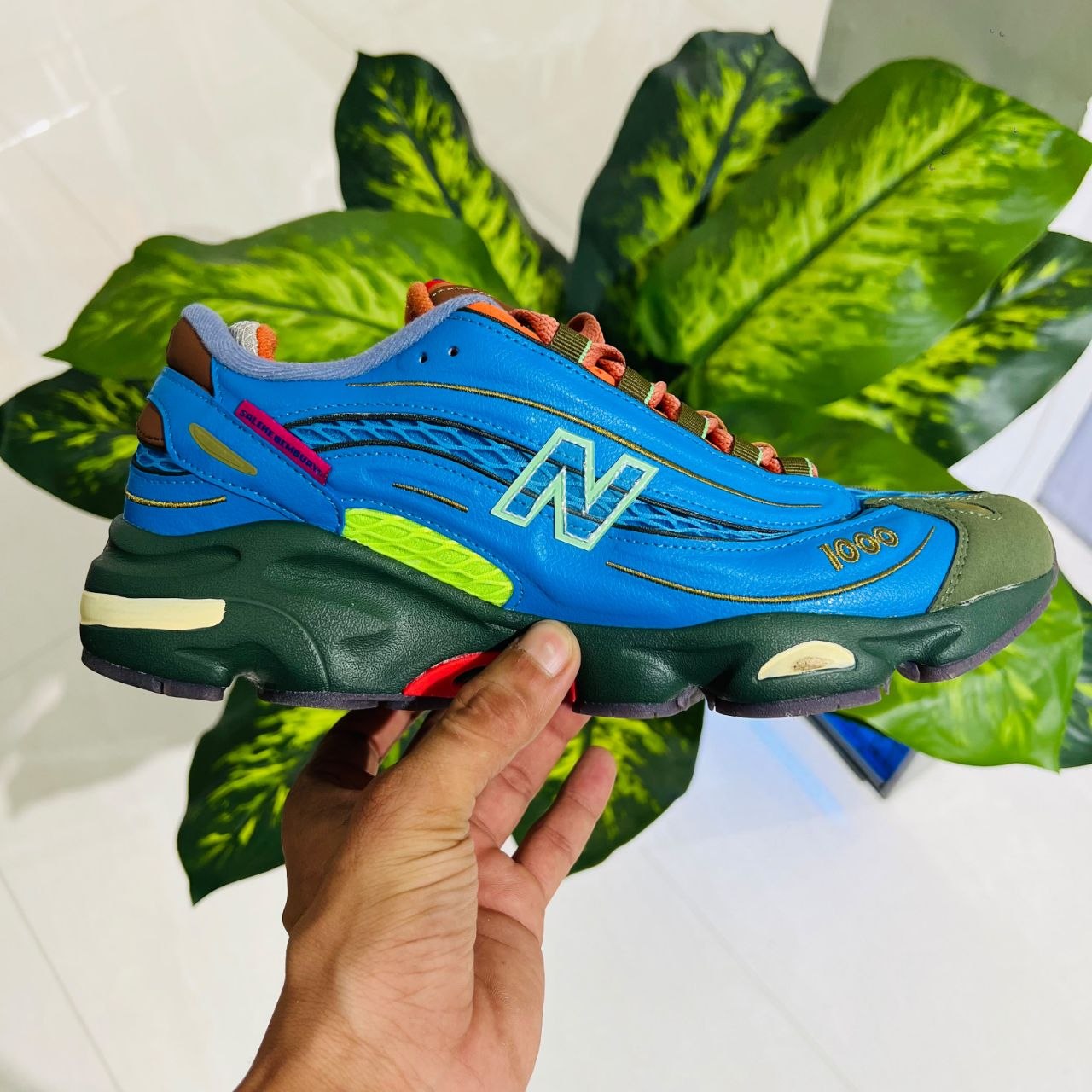 Shoes new balance 1000 blue green