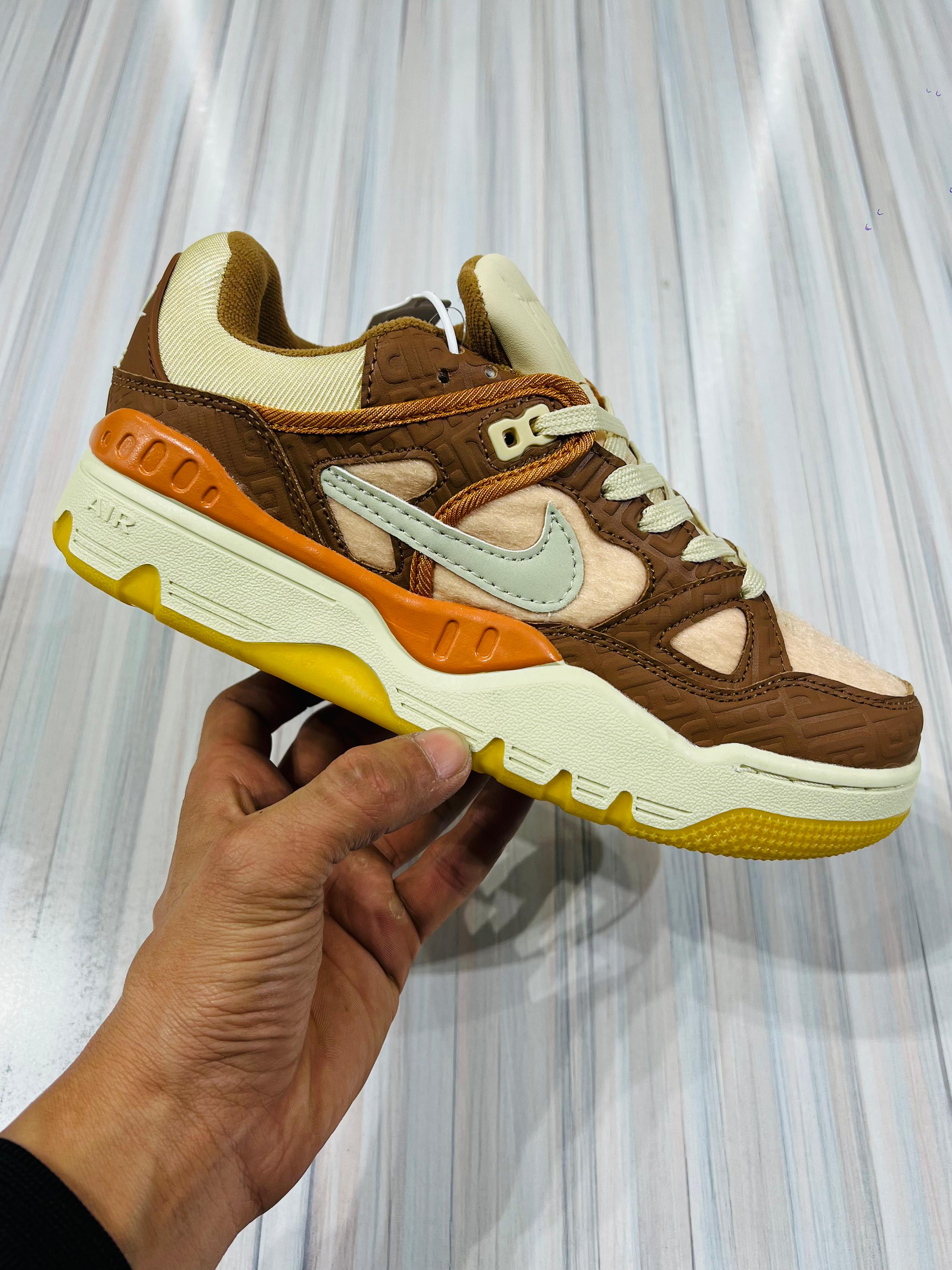Shoes nike airforce 3 nigo light british tan